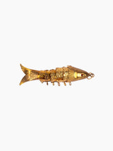 Load image into Gallery viewer, Vintage Articulated Fish Charm | Two Tones
