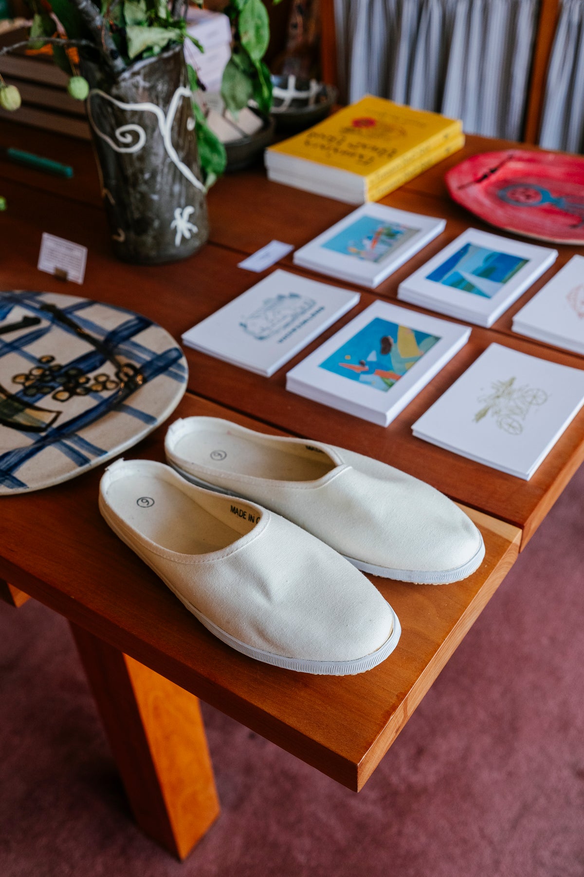 Vintage Canvas Slip Ons