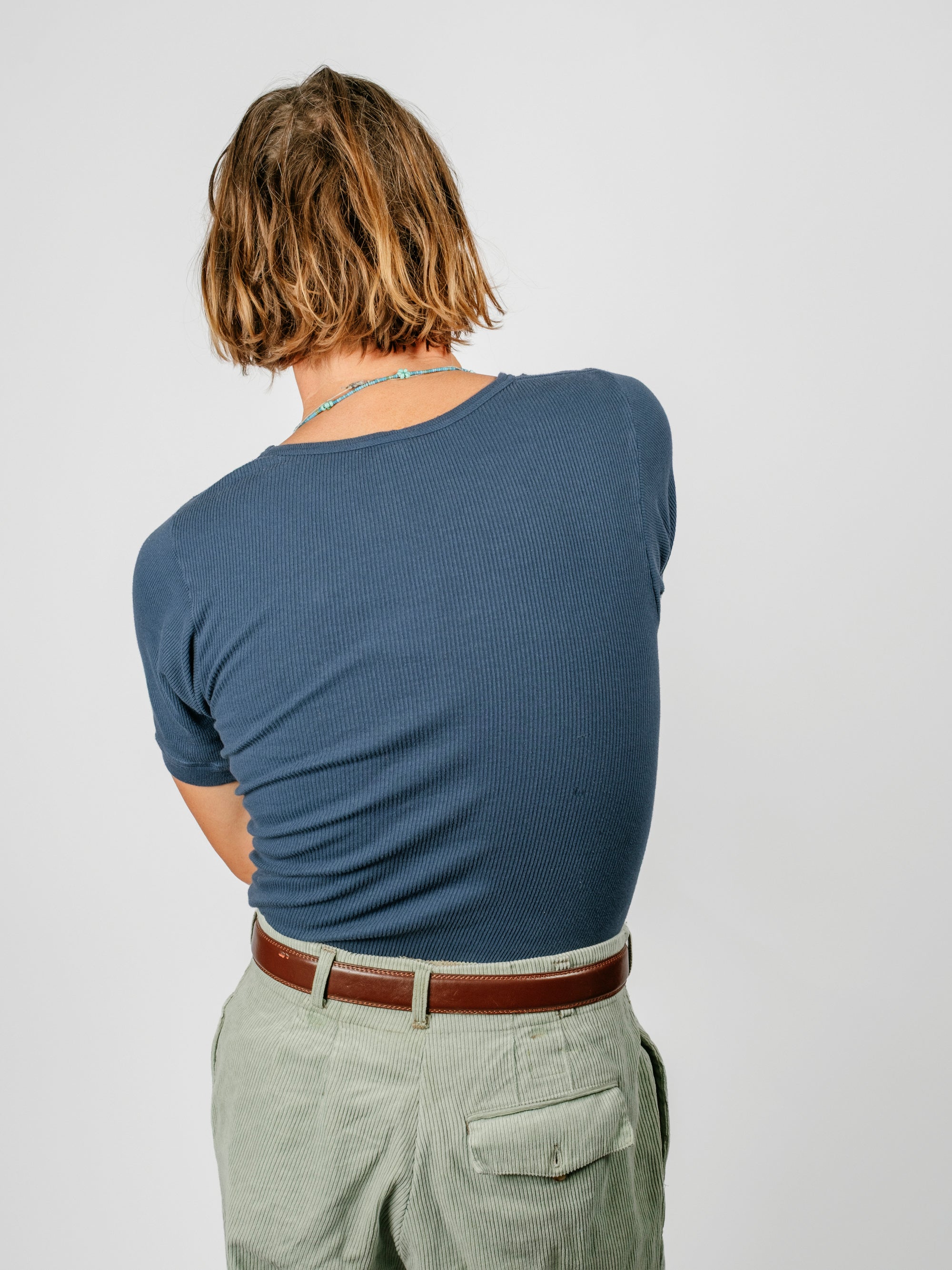 Vintage Berlin Tee | Slate Blue