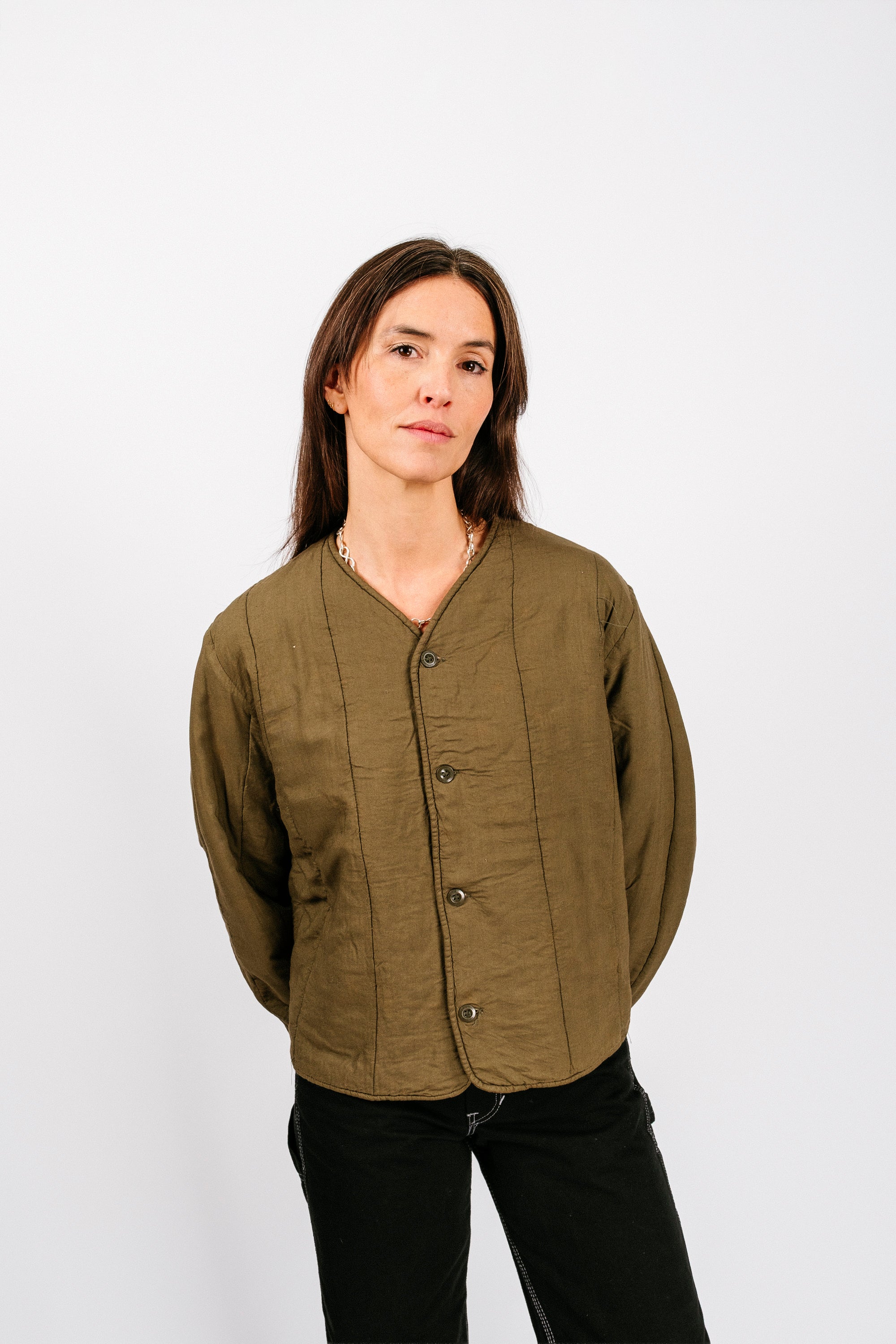 Quilt Jacket | Olive Green