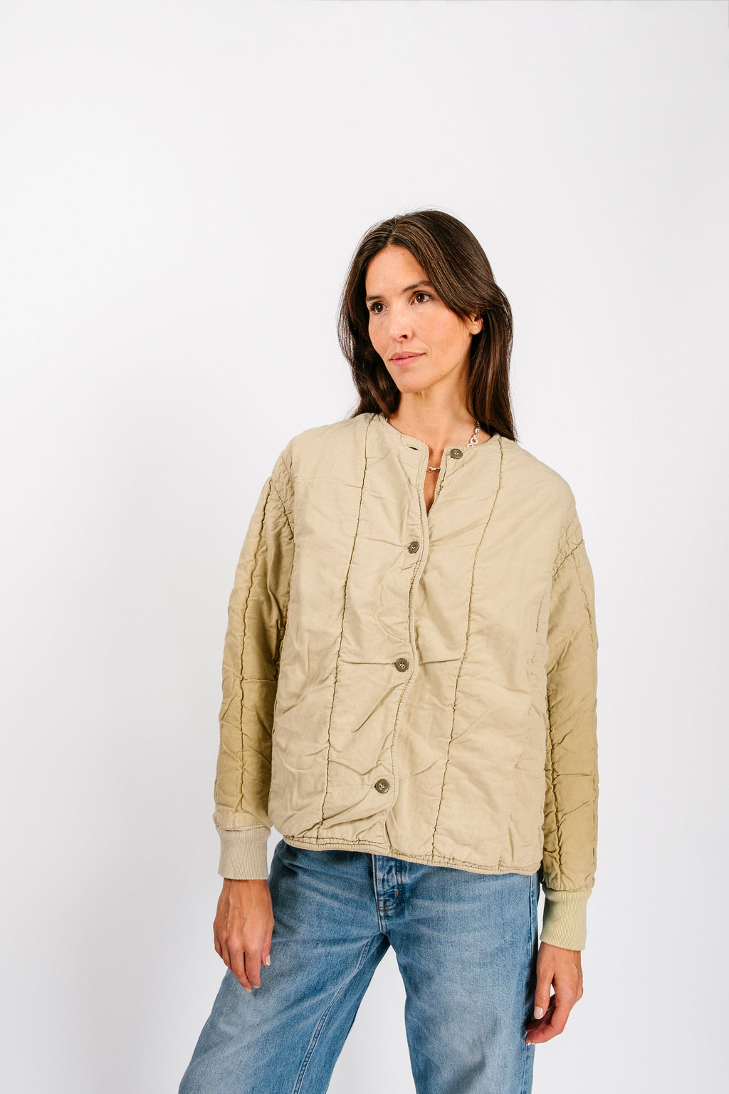 Quilt Jacket | Stone