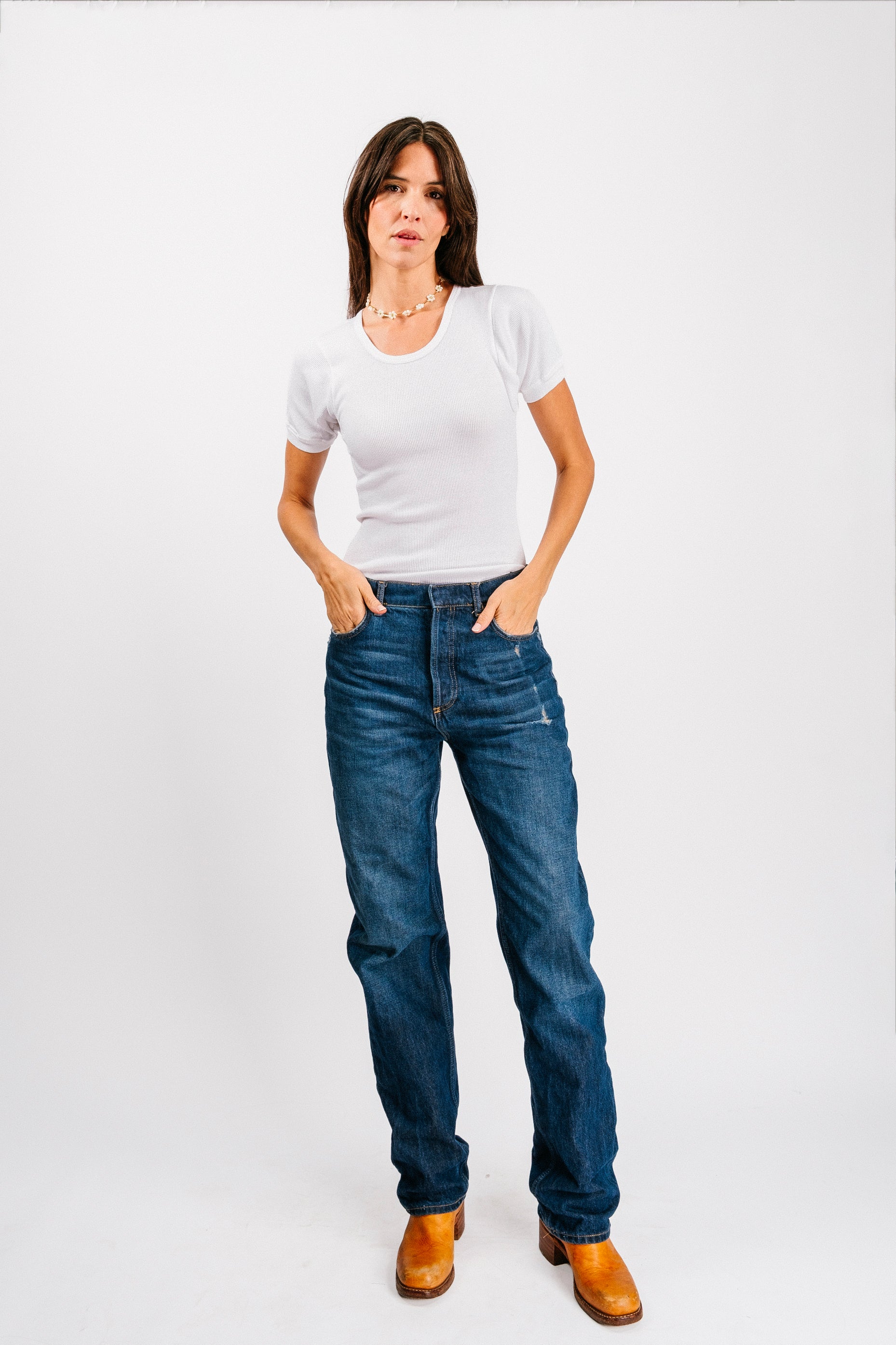 Vintage Berlin Tee | White