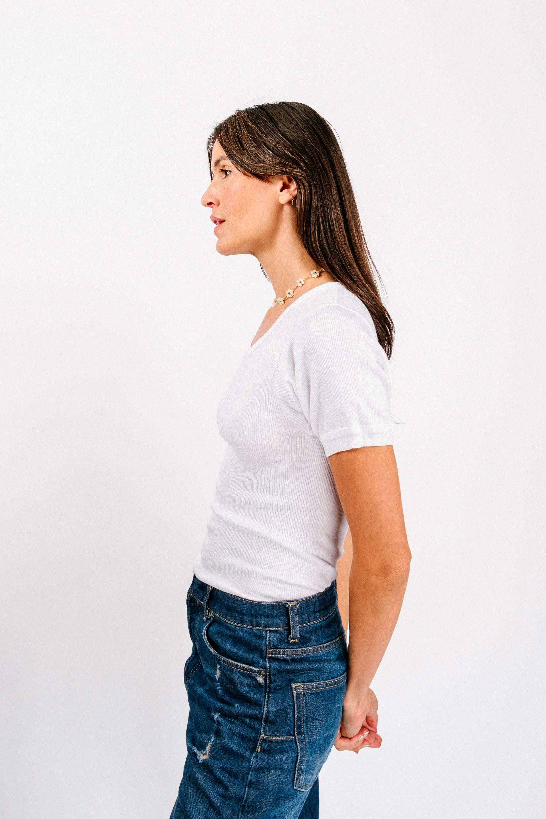 Vintage Berlin Tee | White