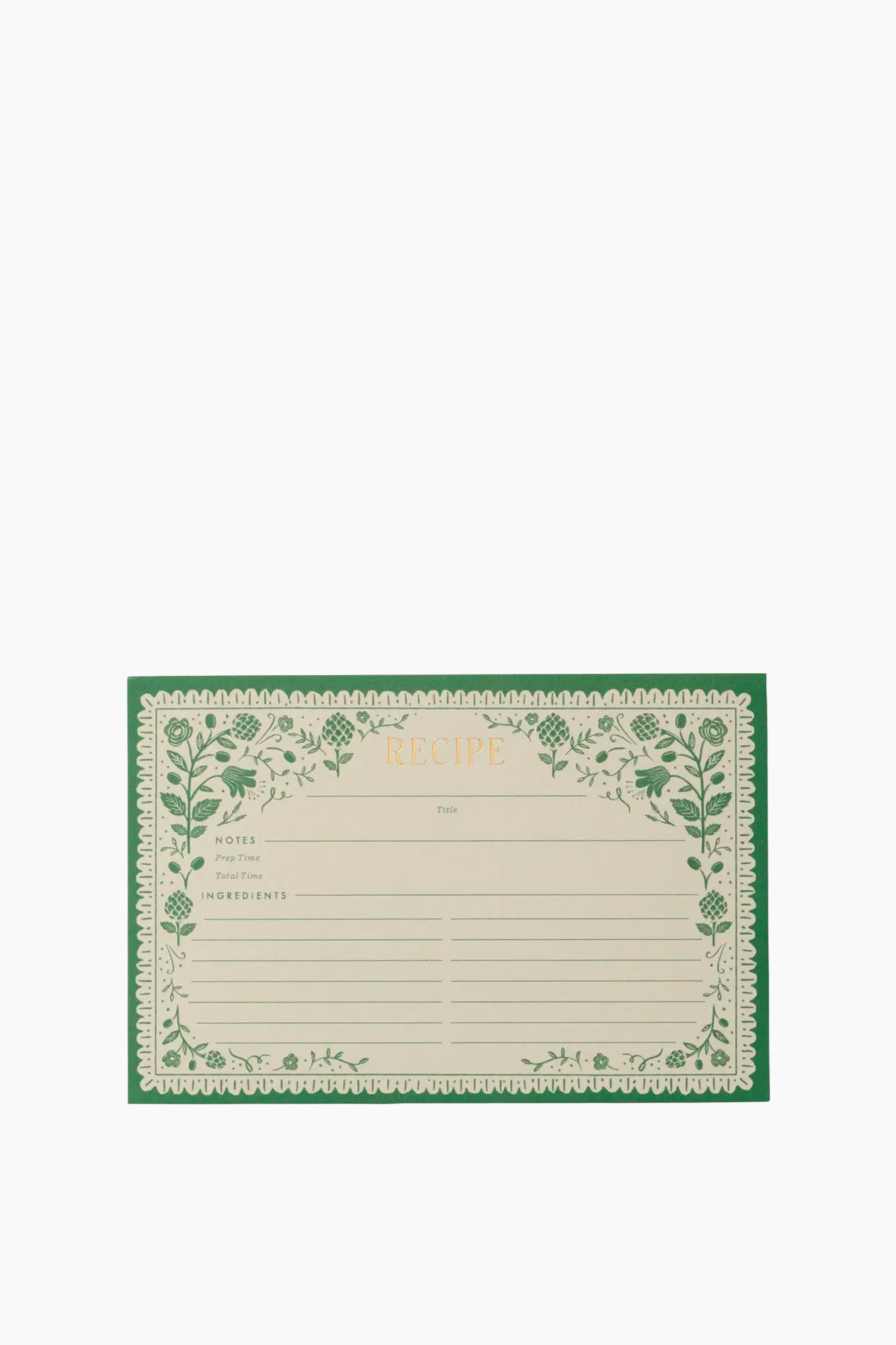 Artichoke Recipe Cards | Pack of 12
