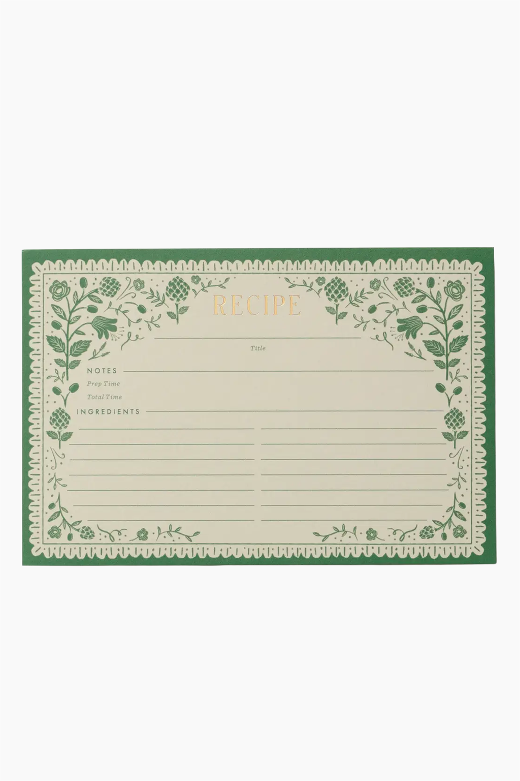 Artichoke Recipe Cards | Pack of 12