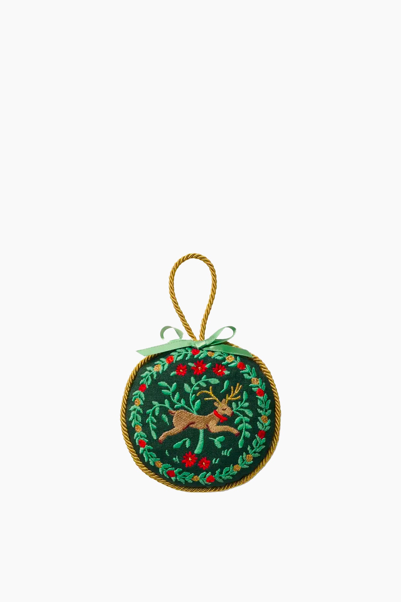 Christmastide Embroidered Ornament Set