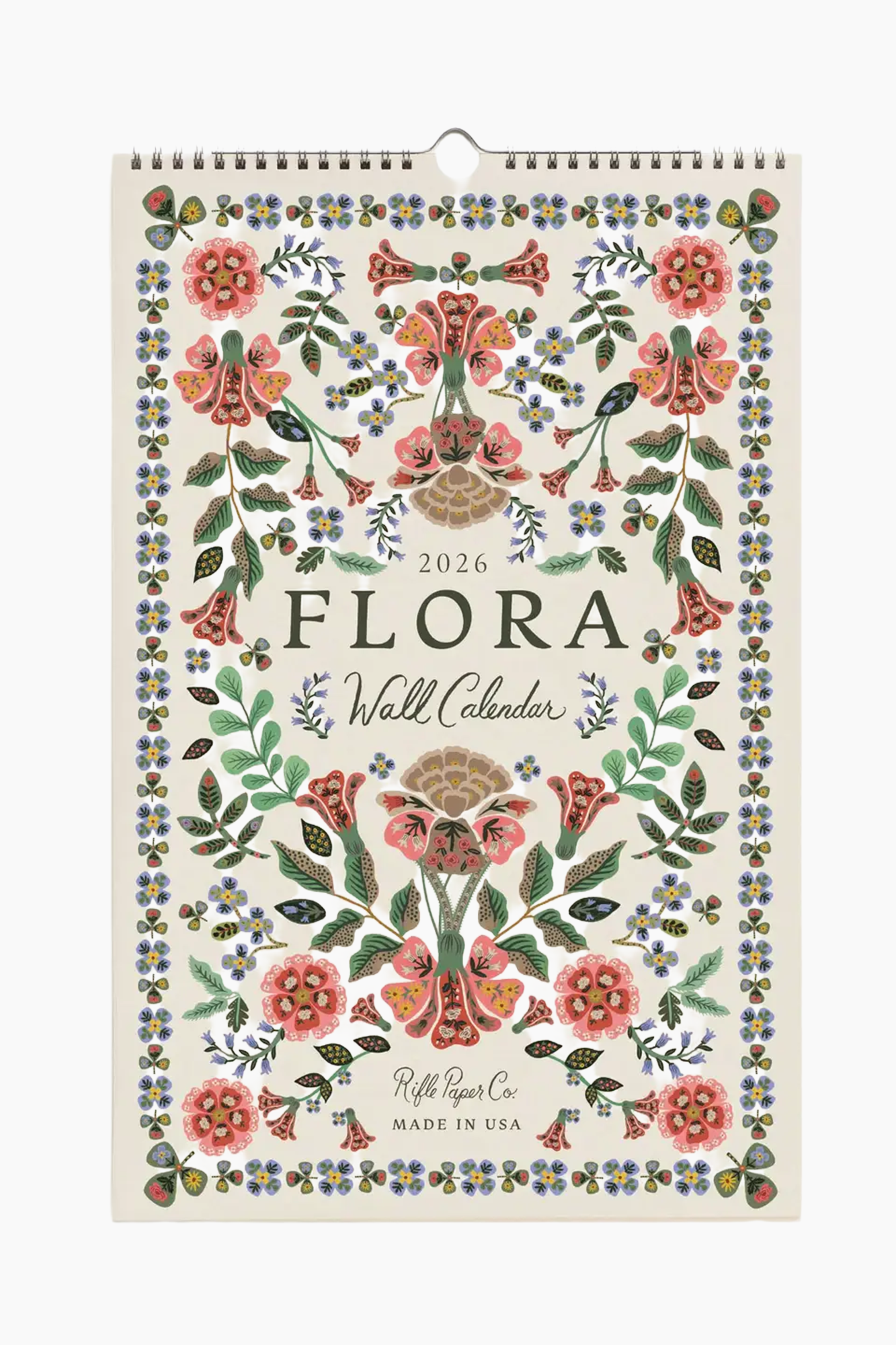 2026 Flora Wall Calendar