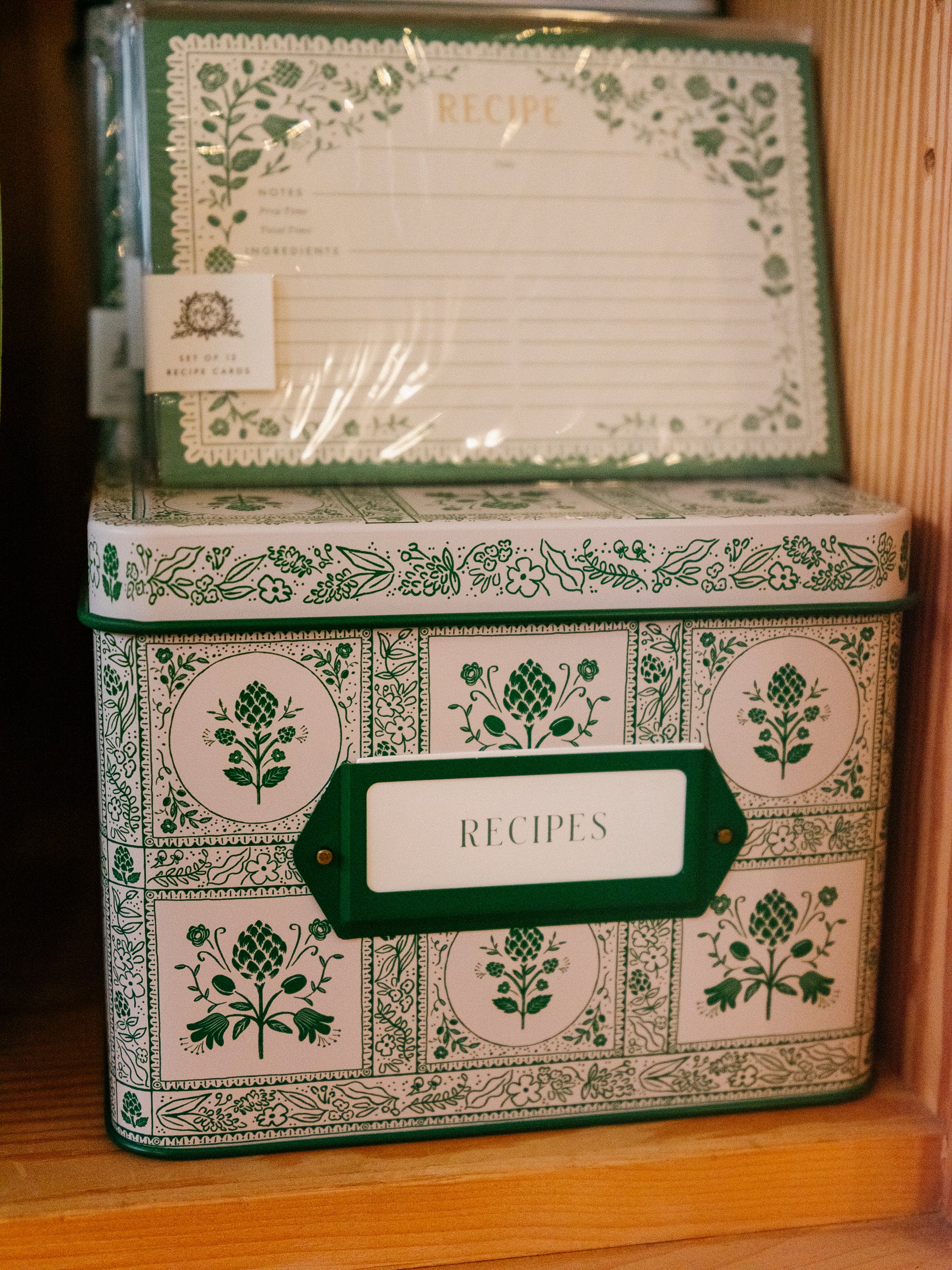 Artichoke Recipe Tin