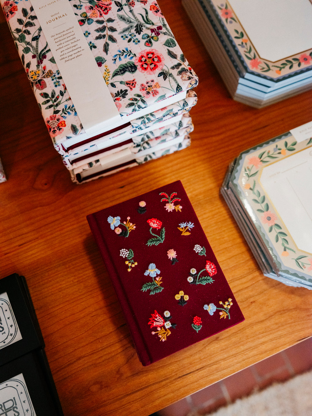 Gracie Mini Embroidered Notebook