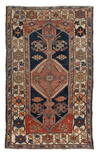 Load image into Gallery viewer, Antique Kurdish Low Pile Rug
