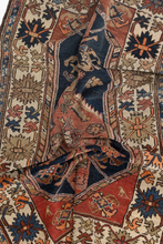 Load image into Gallery viewer, Antique Kurdish Low Pile Rug
