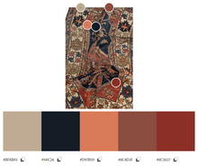 Load image into Gallery viewer, Antique Kurdish Low Pile Rug
