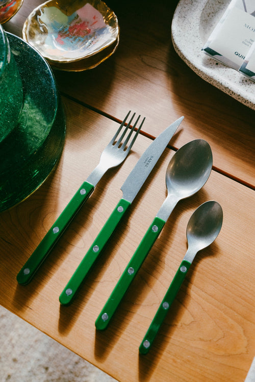 Bistrot Vintage Flatware Collection | Hunter Green