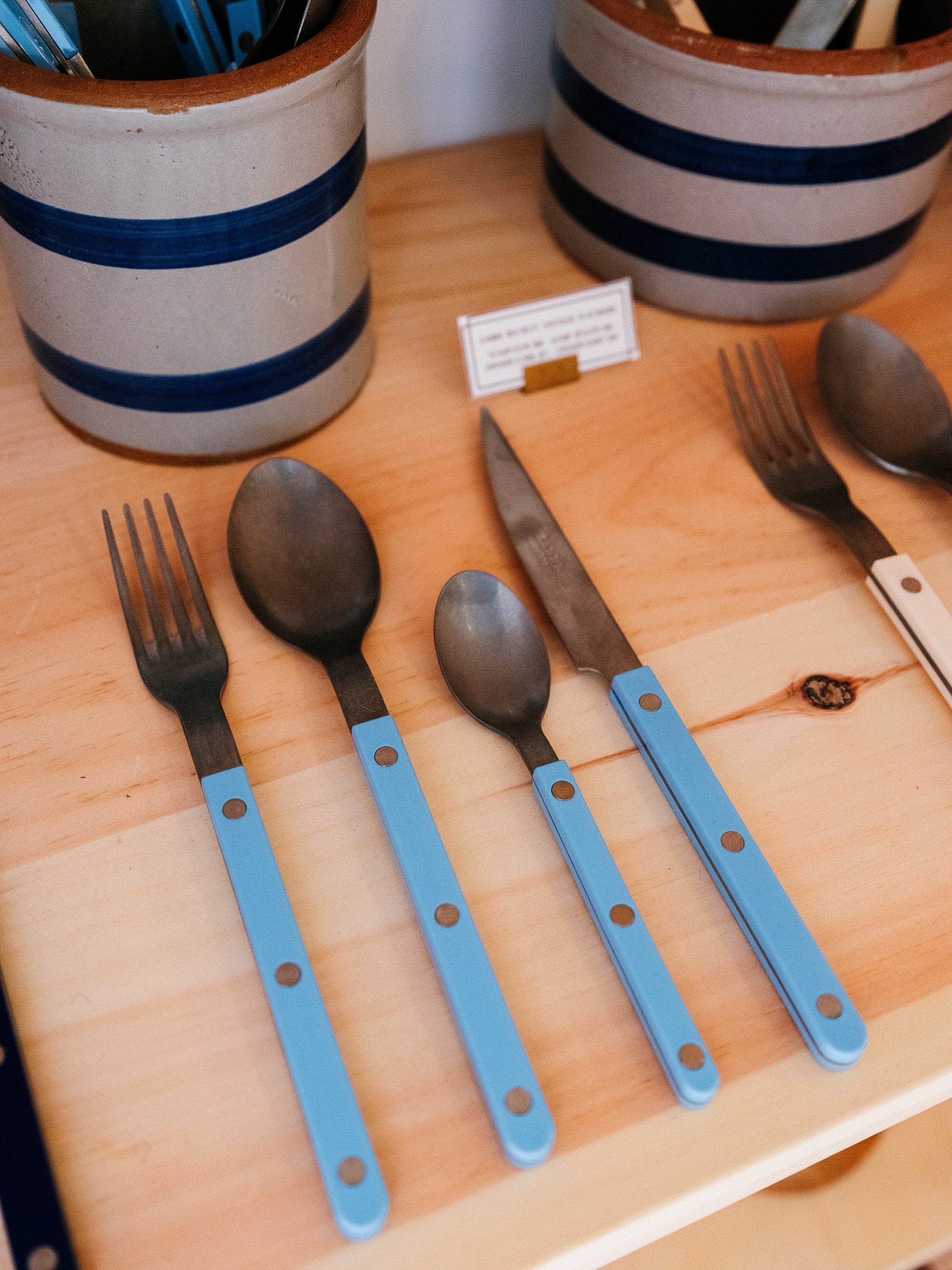 Bistrot Vintage Flatware Collection | Pastel Blue