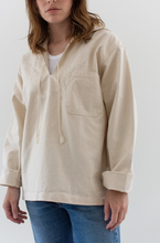 Load image into Gallery viewer, Cream Canvas Sailor Popover
