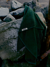 Load image into Gallery viewer, Organic Cotton Towels &amp; Bath Mat | Forest Green
