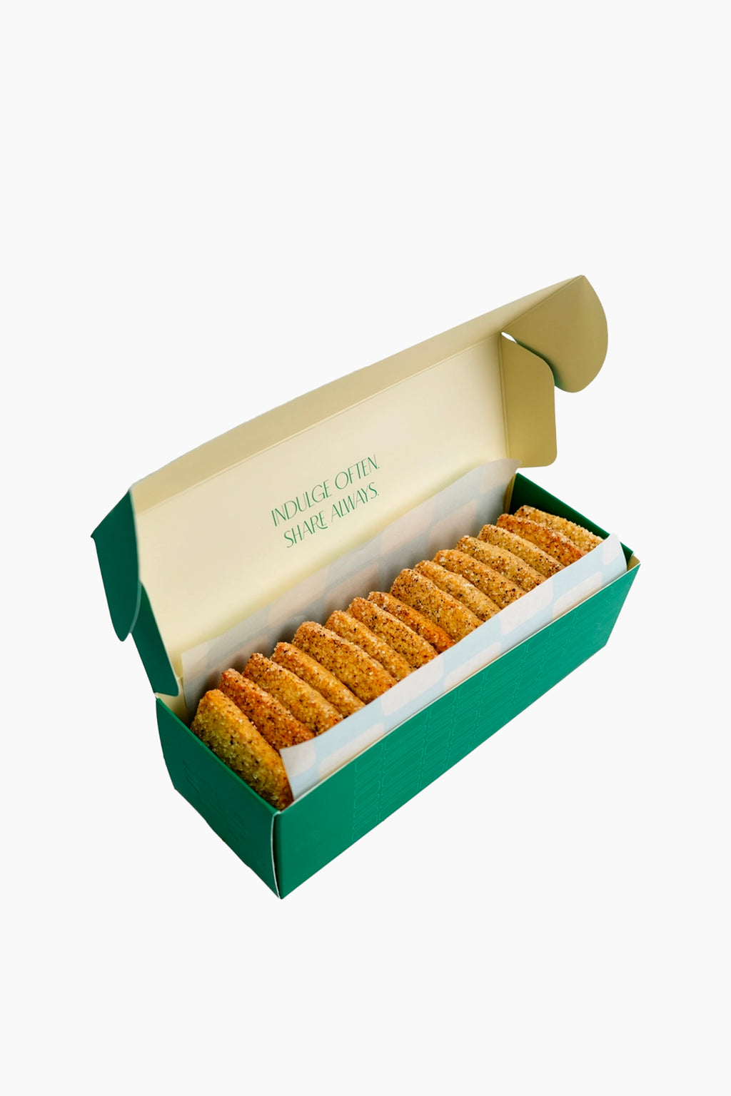 Almond Tea Crisp Shortbread Cookies
