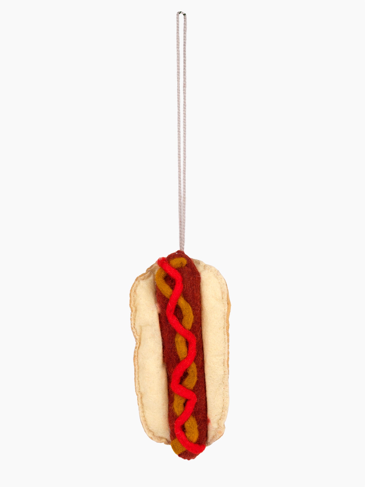 Felt Hot Dog Ornament