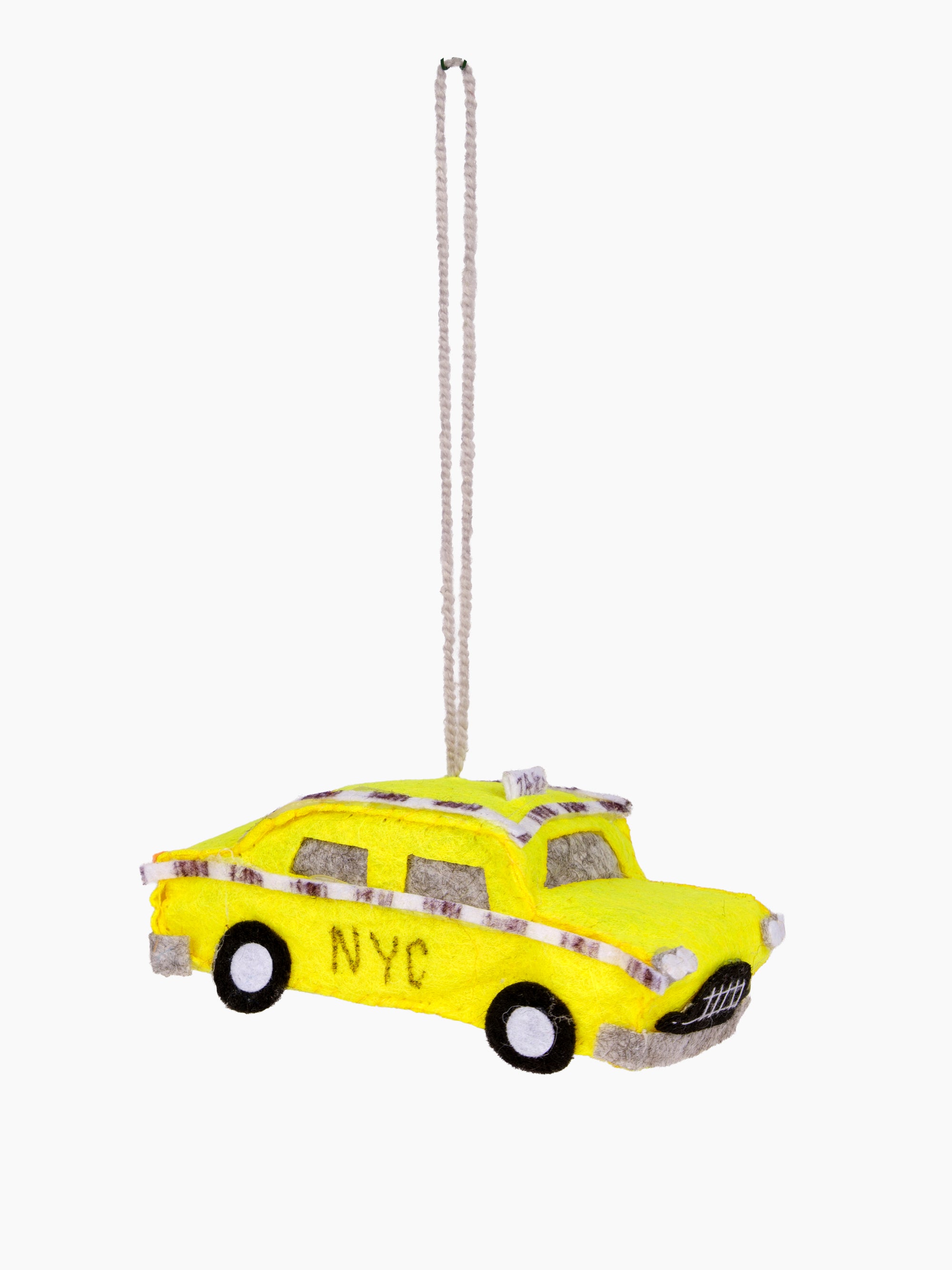 Felt Taxi Ornament