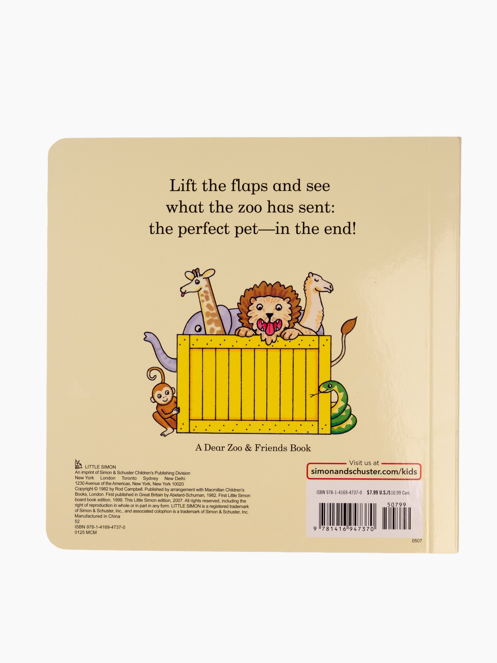 Dear Zoo Board Book