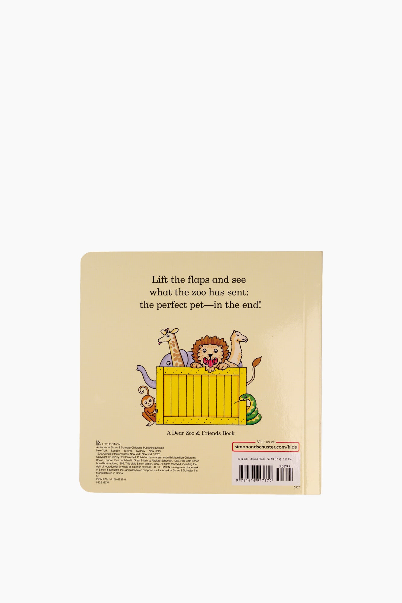 Dear Zoo Board Book