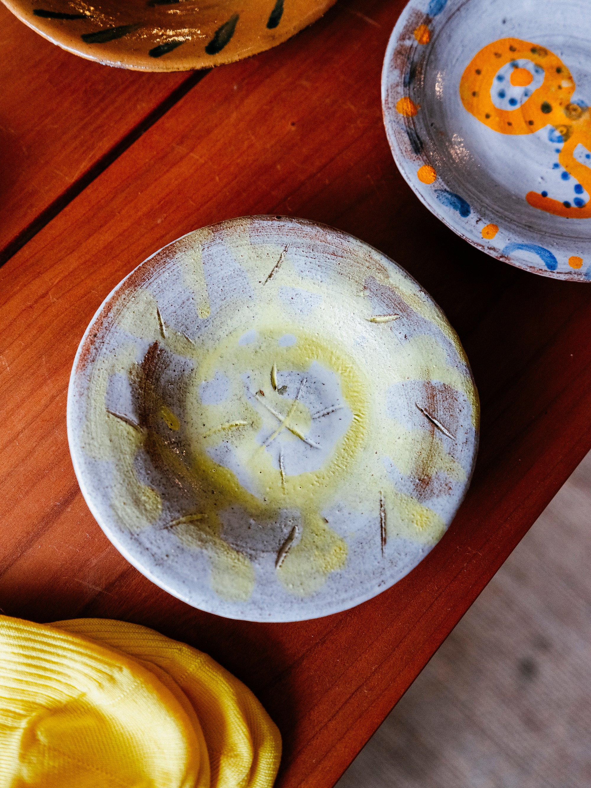 Ceramic Ashtray | Yellow