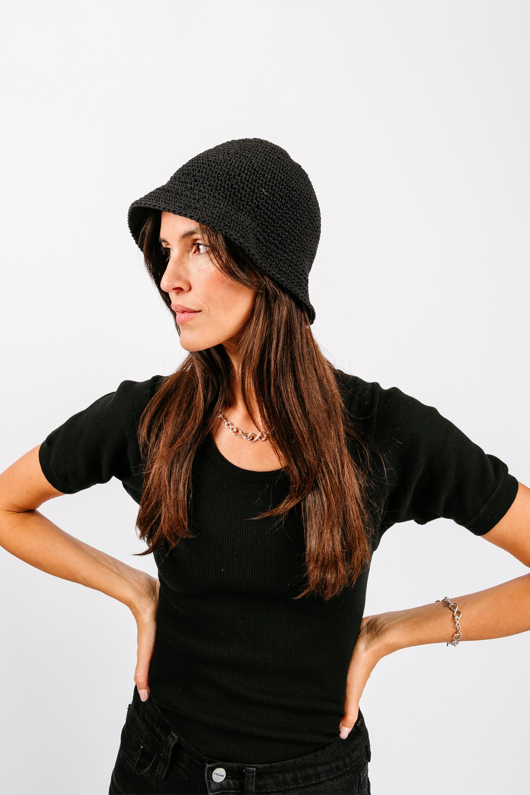 Crochet Hat | Black
