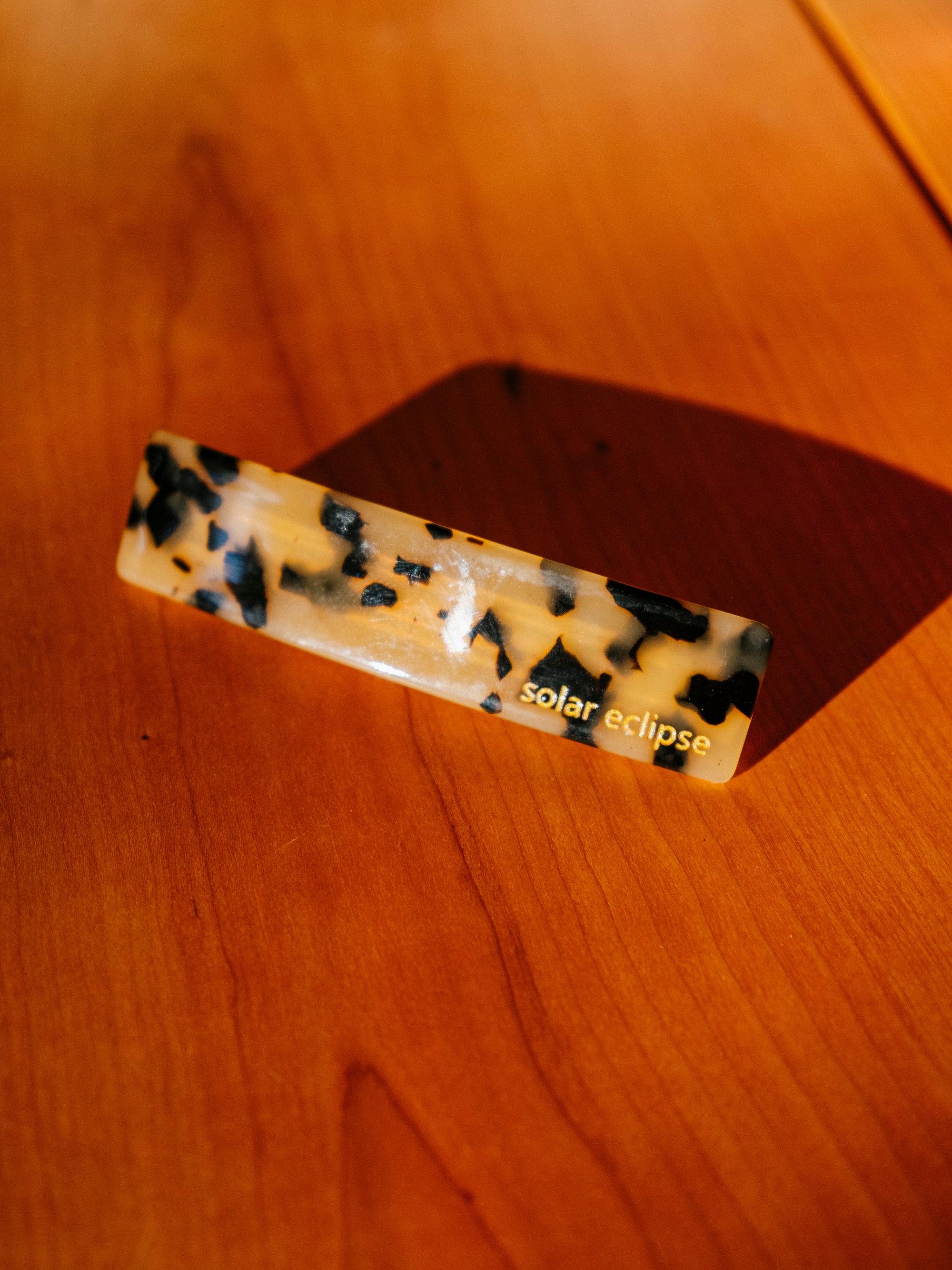 French Barrette | Blonde Tortoiseshell