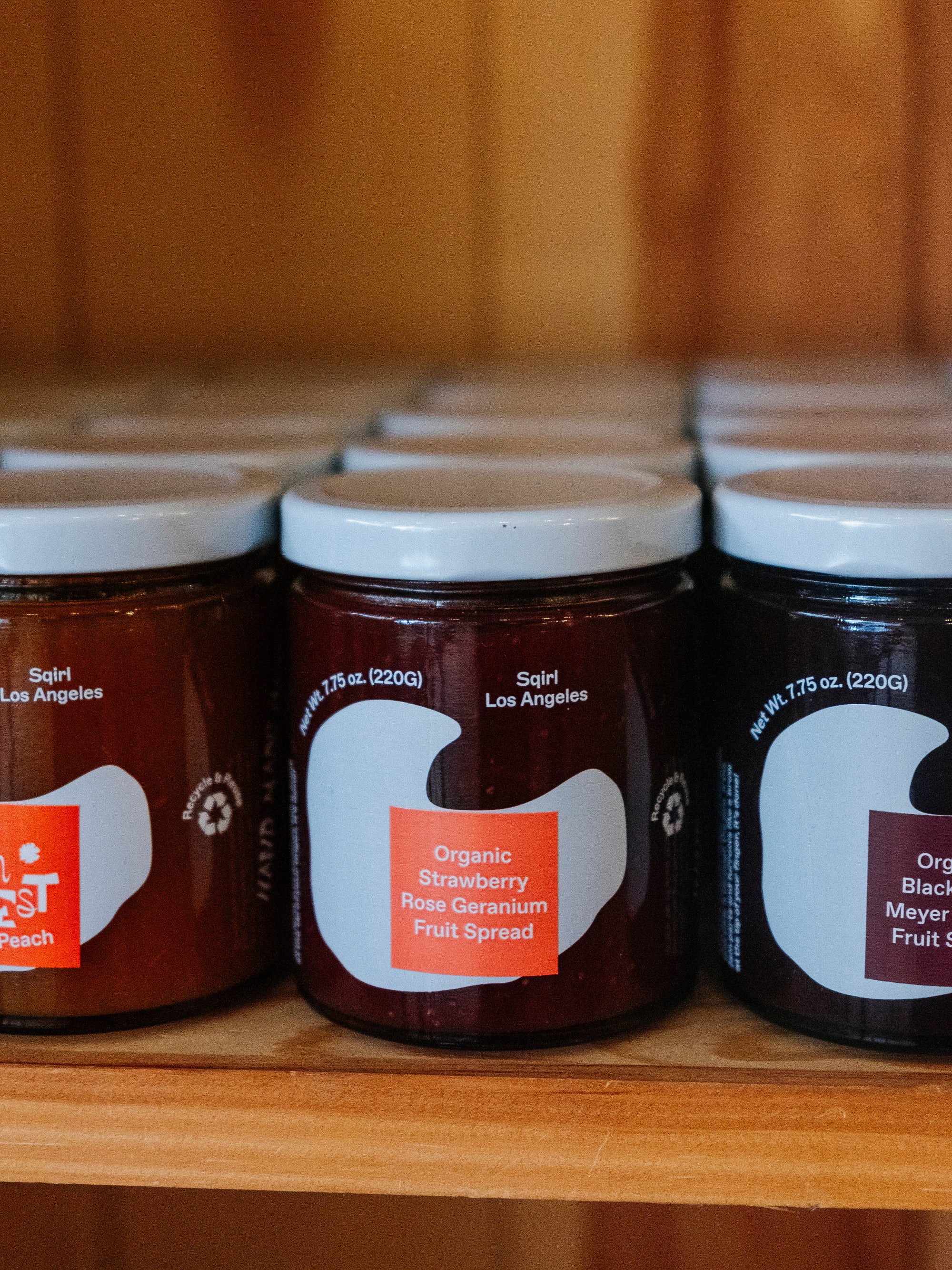 Certified Organic Strawberry & Rose Geranium Fruit Spread