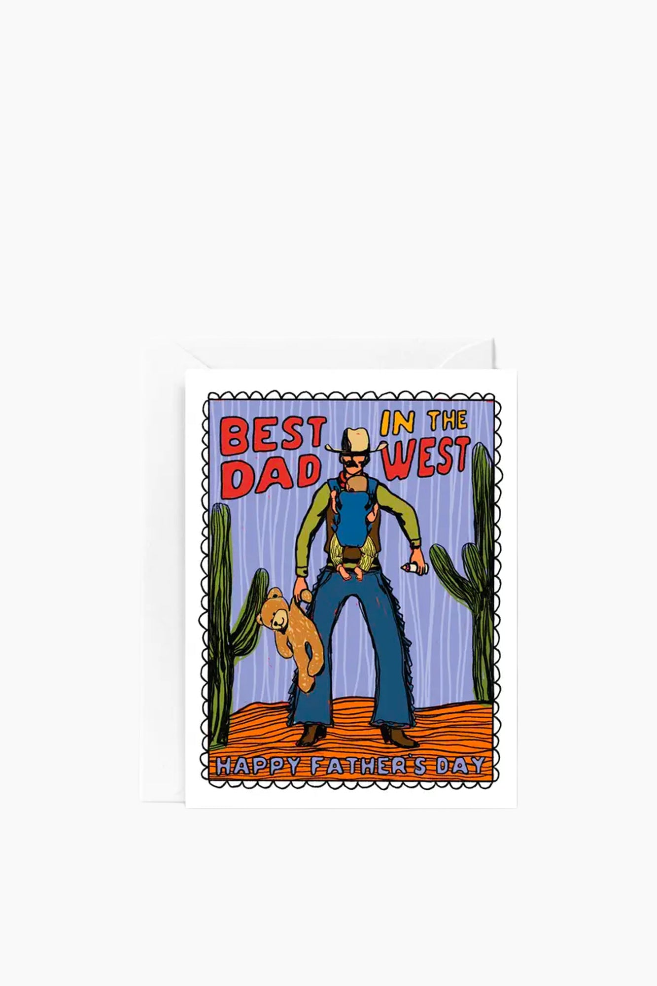 Best in the West Father's Day Card