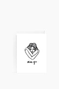 Sad Girl Miss You Card