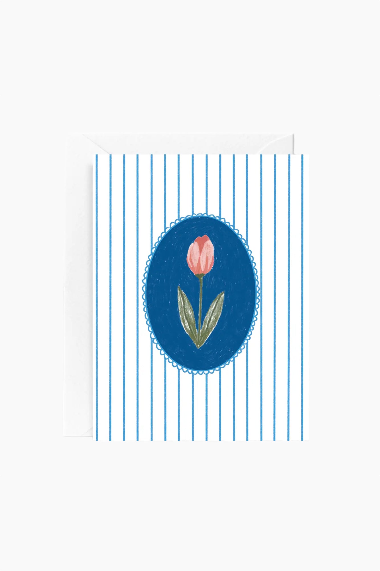 Striped Tulip Card
