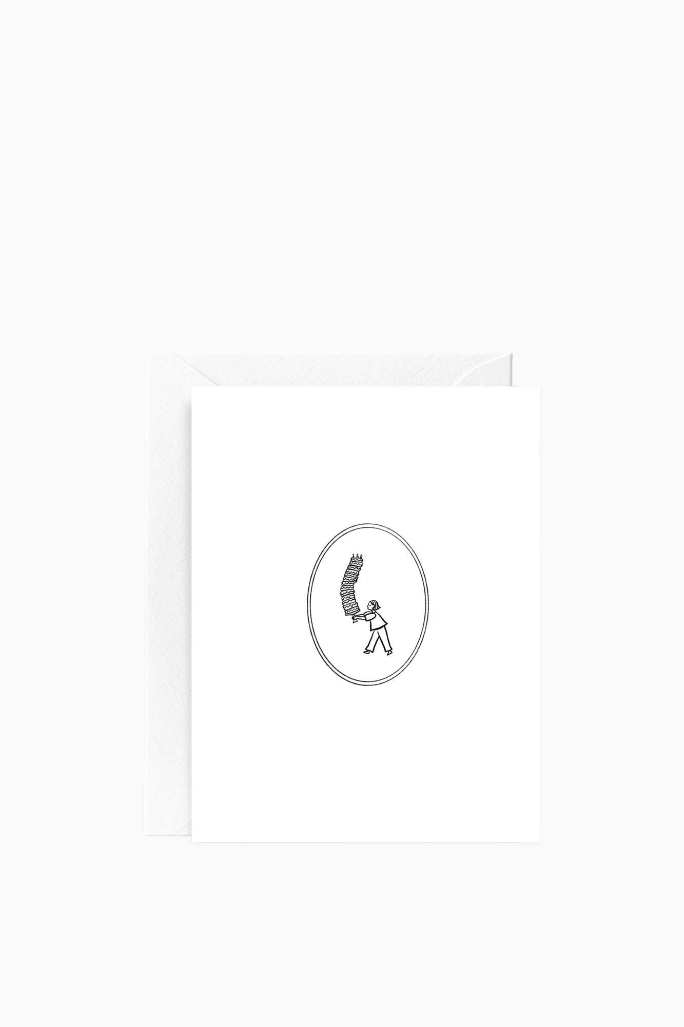 Tiny Cake Delivery Birthday Card