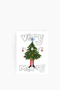 Very Merry Christmas Tree Card