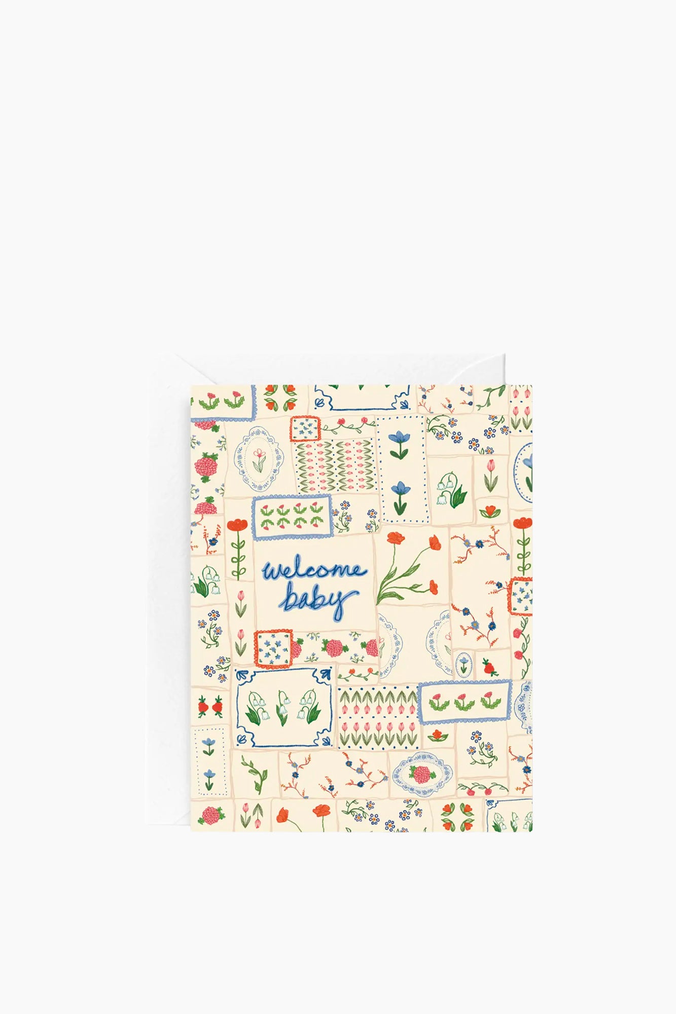 Welcome Baby Quilt Card
