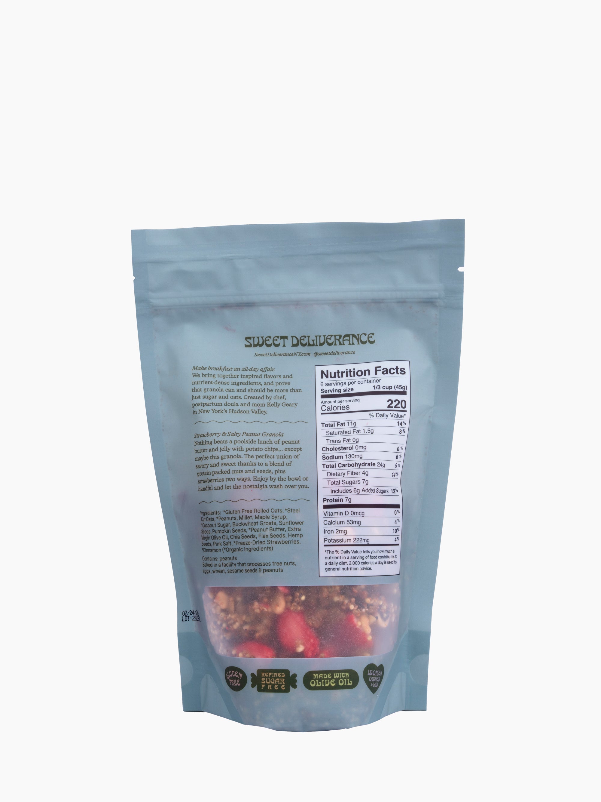 Strawberry & Salty Peanut Granola