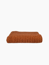 Load image into Gallery viewer, Terracotta Waffle Bath Towel

