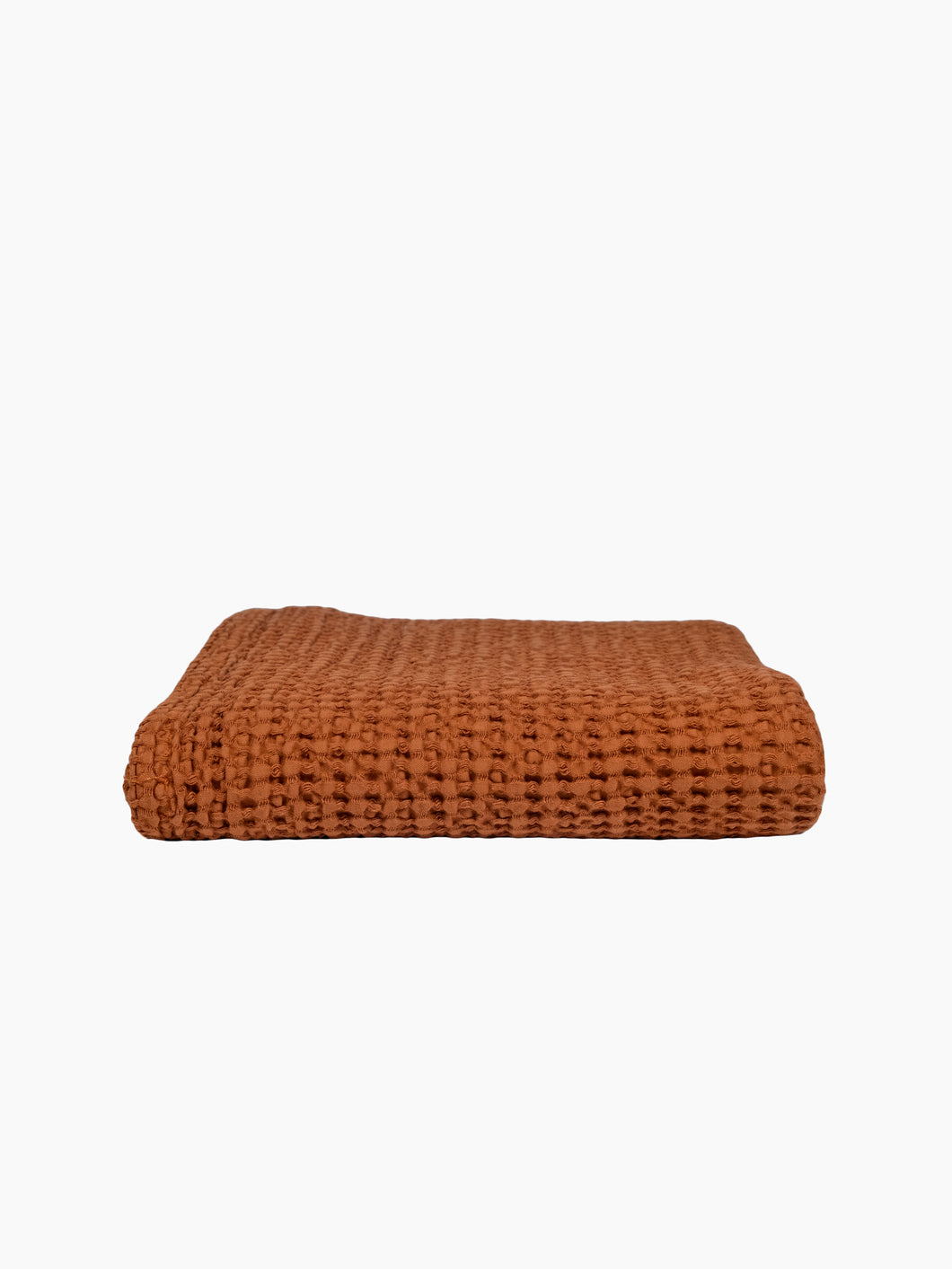 Terracotta Waffle Bath Towel