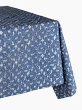 Load image into Gallery viewer, Marge Blue Floral Tablecloth

