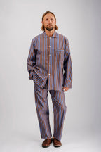 Organic Poplin Striped Sleepwear Pant