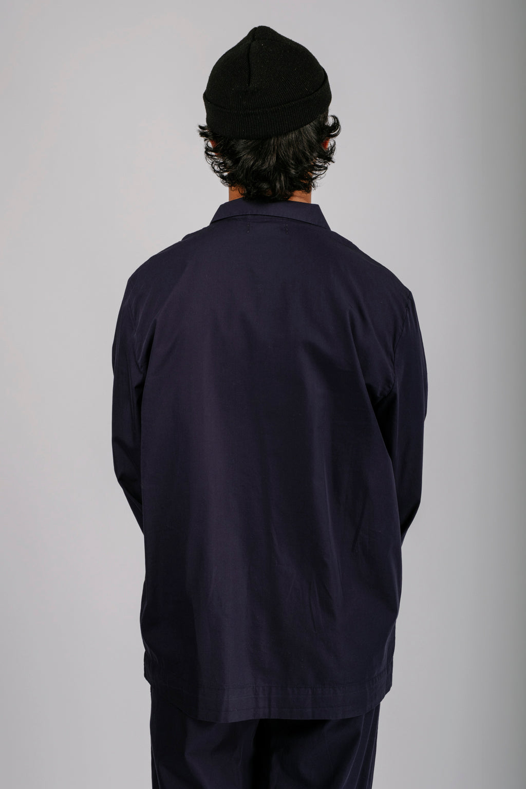 Organic Poplin Sleepwear Long Sleeve Top