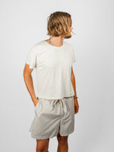 Load image into Gallery viewer, Organic Poplin Striped Sleepwear Short | Hopper
