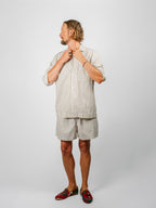 Organic Poplin Striped Sleepwear Short | Hopper