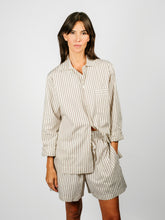 Load image into Gallery viewer, Organic Poplin Striped Sleepwear Short | Hopper
