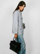 Load image into Gallery viewer, Organic Poplin Striped Sleepwear Long Sleeve Top | Skagen

