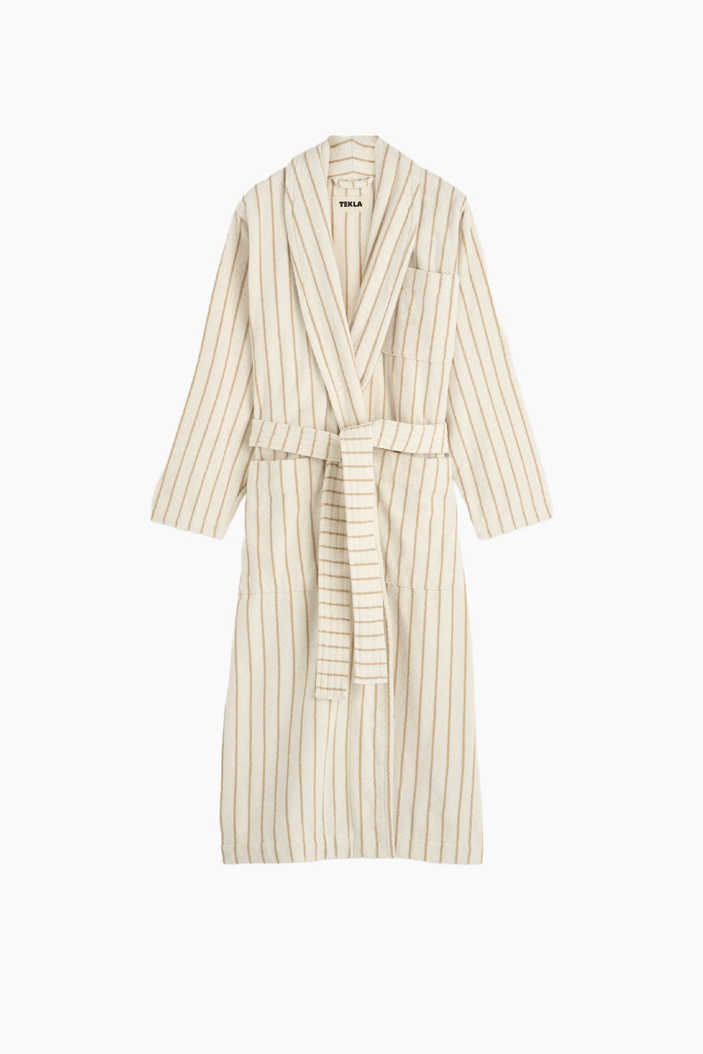 Organic Cotton Striped Bathrobe | Sienna