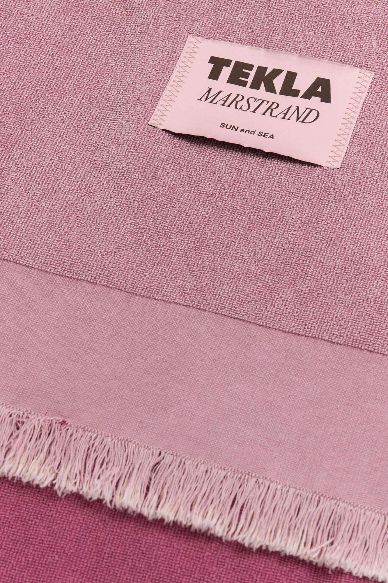 Organic Cotton Terry Beach Towel | Sun Bleached Fuchsia