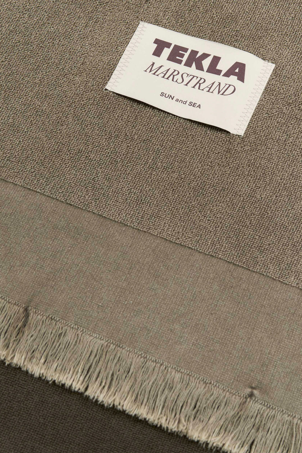 Organic Cotton Terry Beach Towel | Sun Bleached Taupe