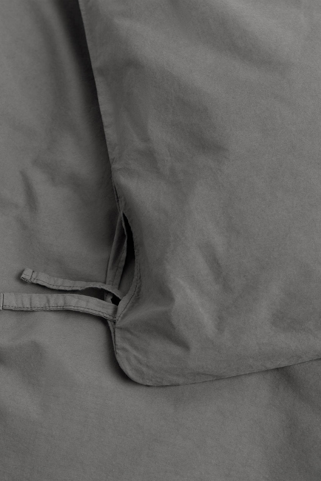 Organic Cotton Percale Bedding | Dark Taupe