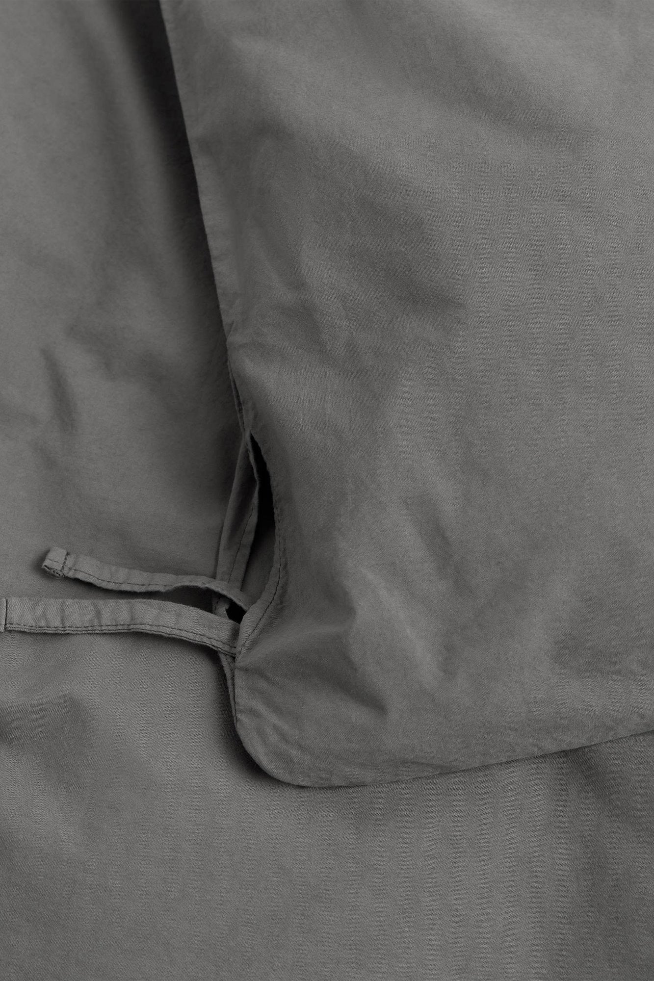 Organic Cotton Percale Bedding | Dark Taupe